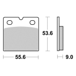 Disk pločice PERFTEC R90 S1076AR ( SEMI SINTER )