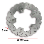 Zadnji kočioni disk Yamaha T-Max 530 / 560 (12-26)  fi 282mm Malossi