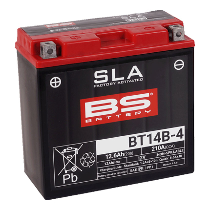 Akumulator BS 12V 12Ah SLA BT14B-4-FA levi plus (150x69x145) 210A