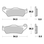 Disk pločice PERFTEC R90 S1082R ( SEMI SINTER )