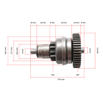 Bendiks Piaggio Liberty 125/Vespa ET4 13/47 RMS