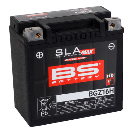 Akumulator BS 12V 16Ah gel BGZ16H-FA levi plus (150x89x145) 240A SLA Max