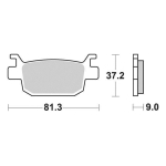 Disk pločice PERFTEC R90 S9011R ( SEMI SINTER )