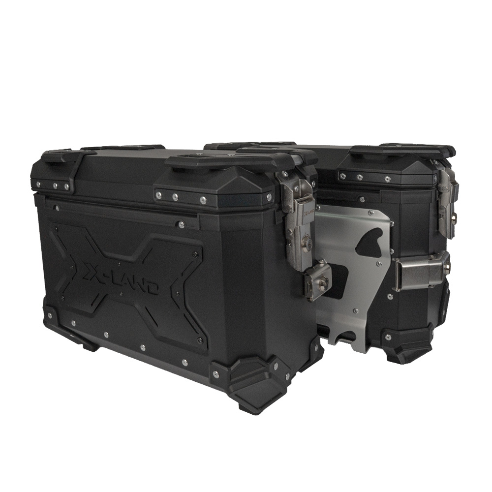 6be61a3d-9d48-4280-b622-cc3ae7229458 Bočni koferi X-LAND ALU crni 30L+30L Y-MODEL
