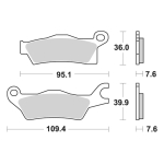 Disk pločice PERFTEC R90 S2020R ( SEMI-SINTER )
