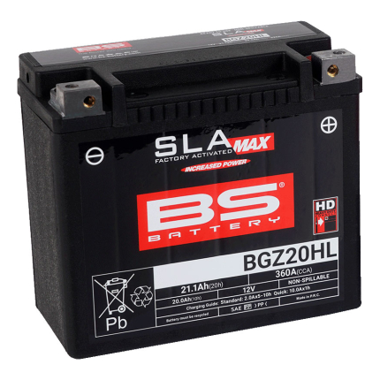 Akumulator BS 12V 20Ah SLA Max BGZ20HL-FA desni (176x89x154) 360A