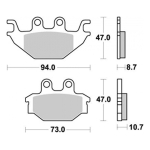 Disk pločice PERFTEC R90 S1989R ( SEMI-SINTER )
