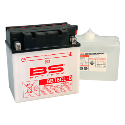 Akumulator BS 12V 19Ah sa kiselinom BB16CL-B-SM desni plus (175x100x155) 250A