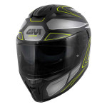 Kaciga GIVI Full Face 55.1 ZEPHIR mat crno titanium srebrno žuta