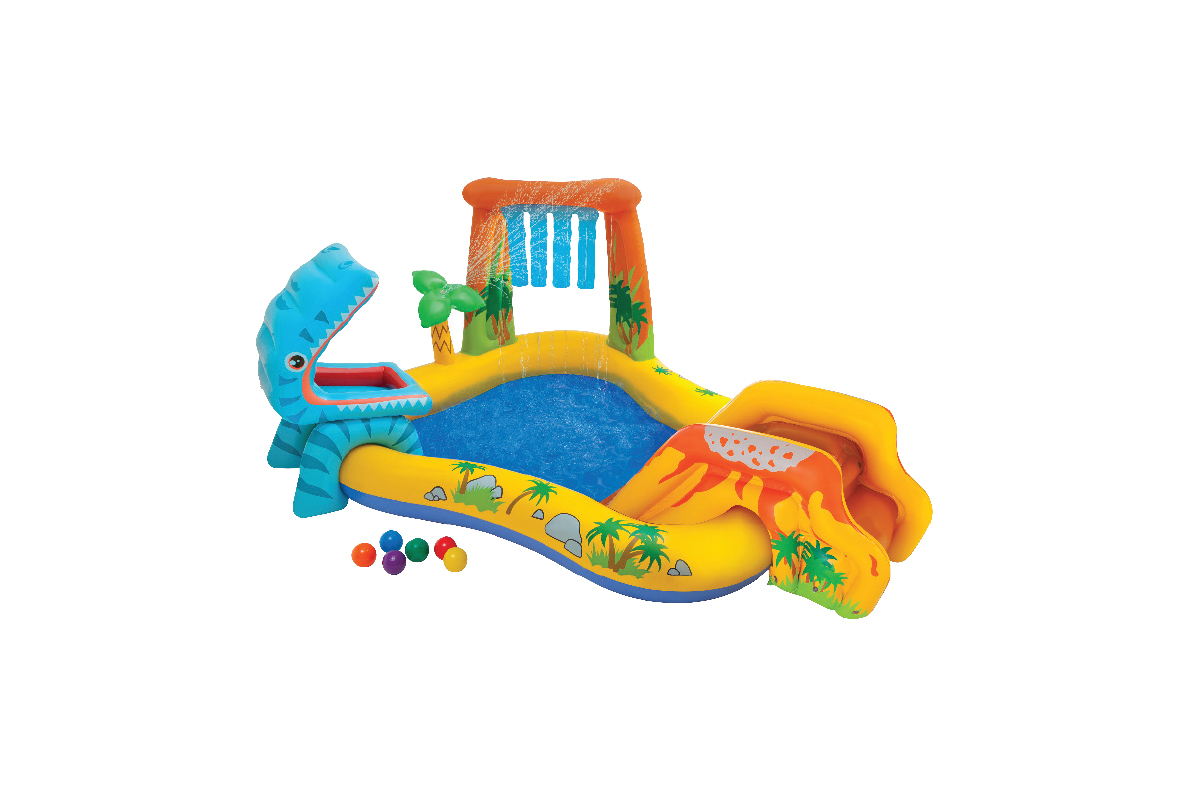 047327 Dečji bazen 2.49 x 1.91 x 1.09 Dinosaurus Play Centre