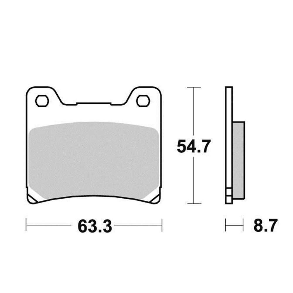 b35c36b3-31ca-4aab-b6fa-b3cab64daad1 Disk pločice PERFTEC R90 S1007R ( SEMI SINTER )