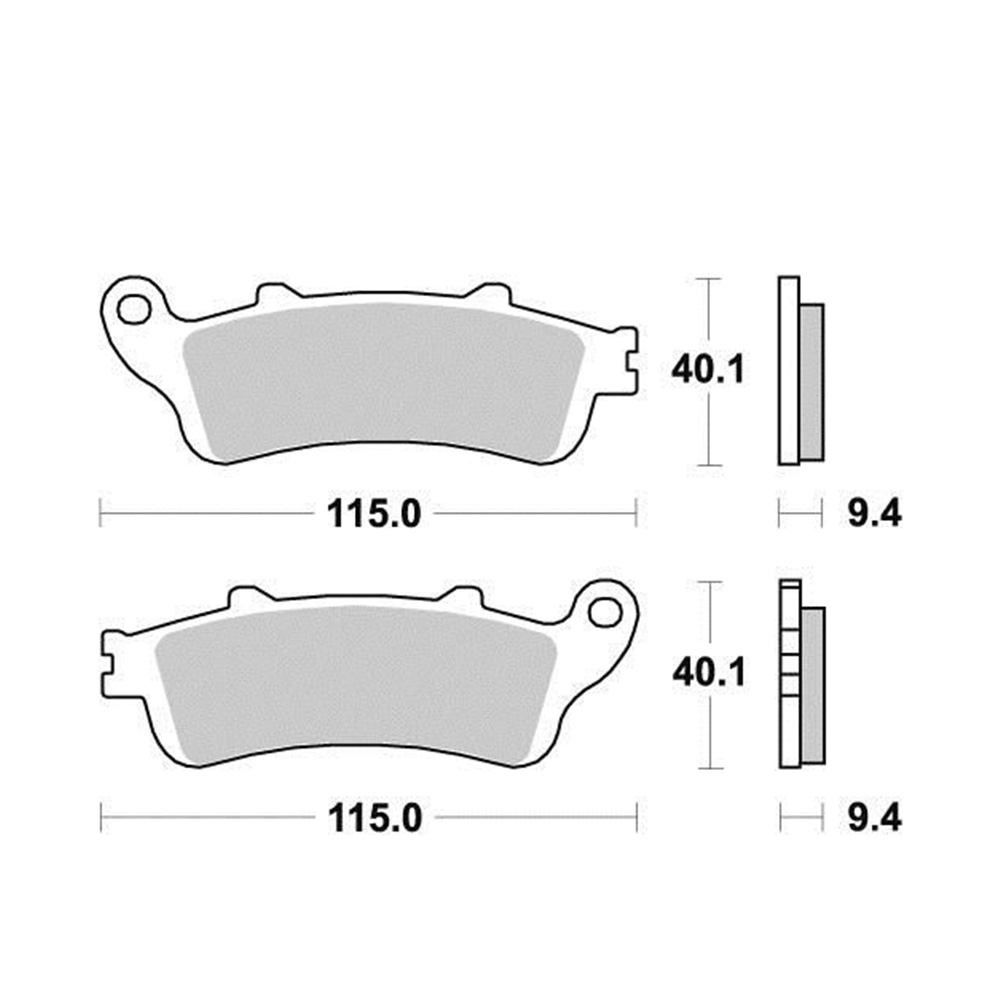56dec49c-d485-4d41-ad08-f75a94b49356 Disk pločice PERFTEC R90 S1165R Honda Pantheon 125/150cc ( SEMI SINTER )