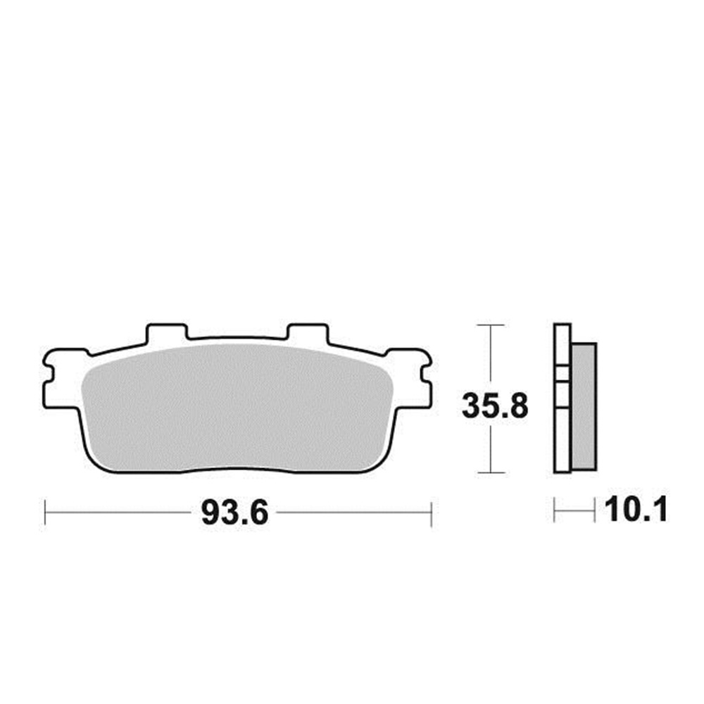 66234705-107f-4887-b46d-bb77c30906e3 Disk pločice PERFTEC R90 S1993R ( SEMI SINTER )