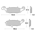 Disk pločice PERFTEC R90 S1435R ( SEMI SINTER )
