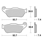 Disk pločice PERFTEC R90 S1190R ( SEMI SINTER )