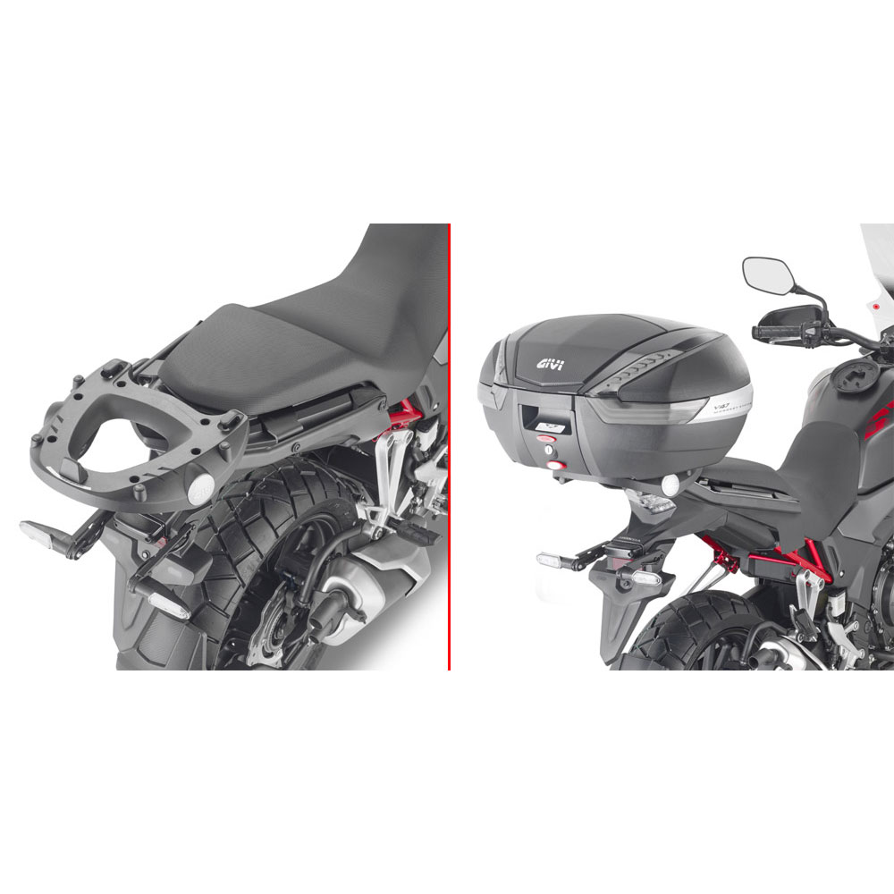 9109a362-fa8e-400b-ae0d-d21728363a4b Nosač centralnog kofera GIVI Honda CB 500 X (13-23) NX 500 (24-26) SR1171
