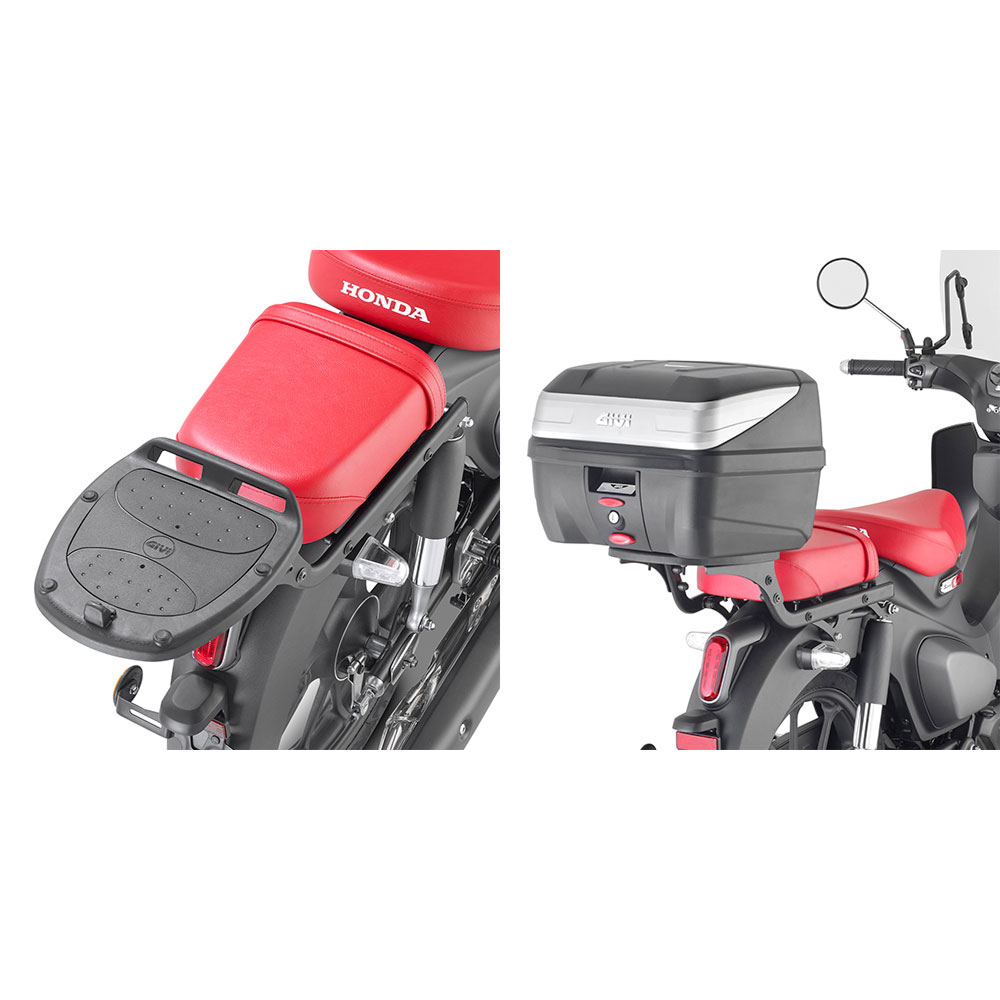 65946cd5-e960-4937-bebc-d85358357809 Nosač centralnog kofera Monolock GIVI Honda C 125 A SUPER CUB (21-26) SR1195