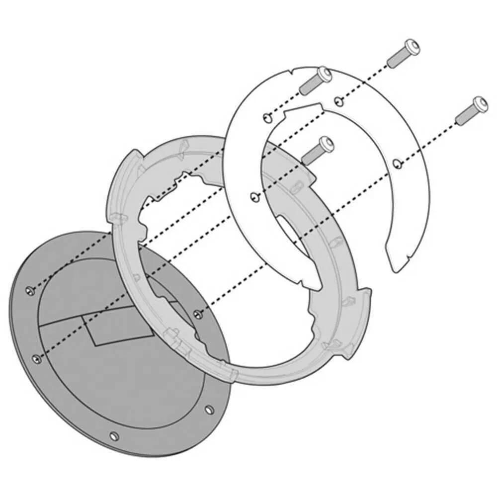 666511a8-7078-498d-aa81-1520f73702bd Nosač Tanklock torbe Kappa CF MOTO 650 MT (21-24) BF66K
