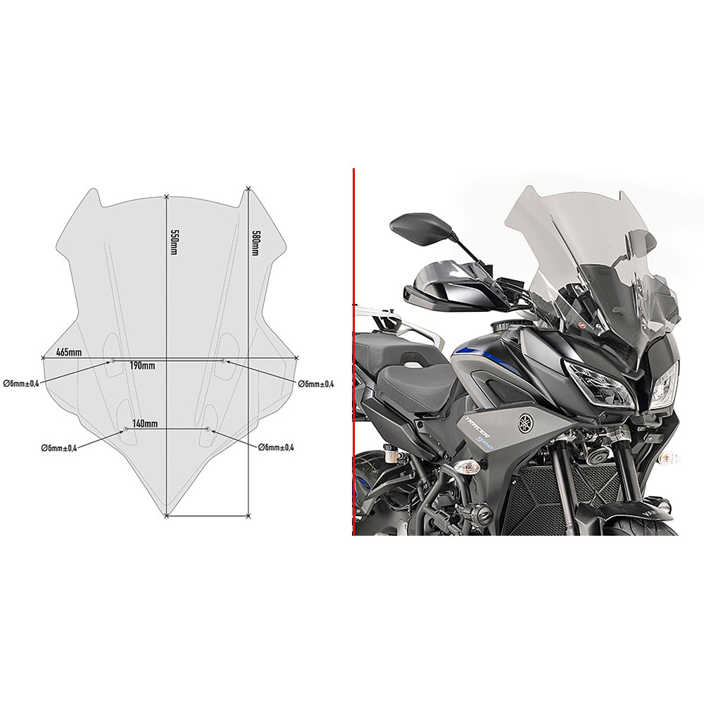 2d5b41c1-11cd-4ec6-b98f-eb7758fe952c Vizir zatamnjeni GIVI Yamaha TRACER 900 / GT (18-20) D2139S