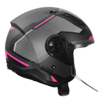 Kaciga LS2 Jet OF616 AIRFLOW II SOLAR sivo roza