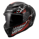 Kaciga LS2 Full Face FF807 DRAGON FC INCUBUS belo crvena