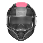 Kaciga NOX Full Face sa naočarima N402 MENTOR rozo crno sjajna